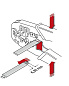 Инструмент для опрессовки штекеров типа Western KNIPEX 97 51 10 KN-975110