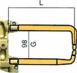 Комплект плеч с возд. охл.L=330мм,D=18мм TECNA 5024