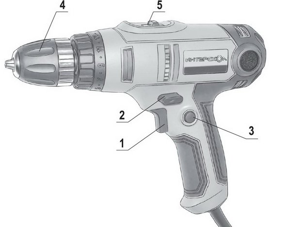 схема дрели Интерскол ДШ-10