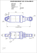 Гидроцилиндр ЦГ-125.56х1000.22