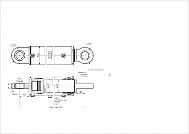 Гидроцилиндр ЦГ-200.160х1395.11