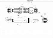 Гидроцилиндр ЦГ-80.45х2710.11
