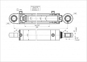 Гидроцилиндр ЦГ-110.80х1240.11