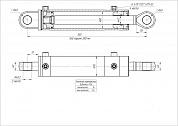 Гидроцилиндр ЦГ-80.40х280.22