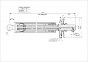 Гидроцилиндр ЦГ-100.70х840.55