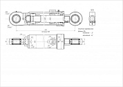 Гидроцилиндр ЦГ-160.110х1500.11