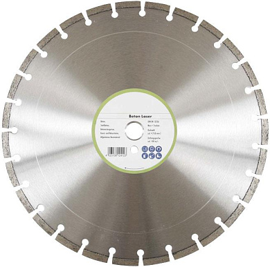 Алмазный отрезной сегментный диск WDC BL 300D Proff (ж/бетон)