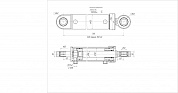 Гидроцилиндр ЦГ-110.56х360.11