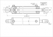 Гидроцилиндр ЦГ-100.40х762.01