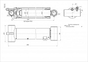 Гидроцилиндр ЦГ-125.90х1045.22