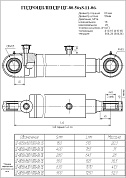 Гидроцилиндр ЦГ-80.56х 280.11.000-06 СБ
