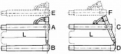 Нижнее прямое плечо 610мм (тип B) для клещей 3327, 3328 TECNA 4764