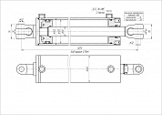 Гидроцилиндр ЦГ-125.50х762.01