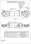 Гидроцилиндр ЦГ-160.100х1600.11