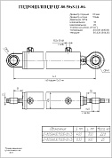 Гидроцилиндр ЦГ-80.50х630.11.000-06 СБ