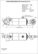 Гидроцилиндр ЦГ-80.40х320.22-02