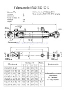 Гидроцилиндр управления рабочими органами сельхозтехники КГЦ 247-04.50-30-320