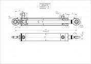 Гидроцилиндр ЦГ-60.30х320.11