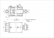 Гидроцилиндр ЦГ-160.70х175.17