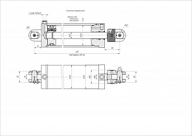 Гидроцилиндр ЦГ-120.40х305.01