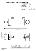 Гидроцилиндр ЦГ-125.63х1010.13-01