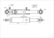 Гидроцилиндр ЦГ-80.60х895.11