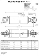 Гидроцилиндр ЦГ-100.50х200.11.001СБ