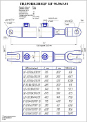 Гидроцилиндр ЦГ-50.30х310.01.001 СБ