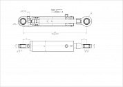 Гидроцилиндр ЦГ-80.40х250.11