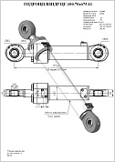 Гидроцилиндр ЦГ-100.70х675.11