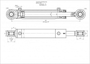 Гидроцилиндр ЦГ-63.40х320.11