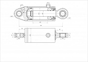 Гидроцилиндр ЦГ-160.80х200.11