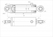 Гидроцилиндр ЦГ-160.80х360.11