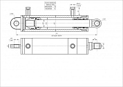 Гидроцилиндр ЦГ-40.25х108,5.22