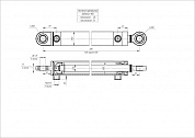 Гидроцилиндр ЦГ-50.30х500.11