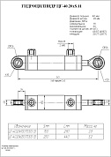 Гидроцилиндр ЦГ-40.20х250.11СБ