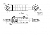 Гидроцилиндр ЦГ-80.50х340.11