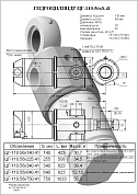 Гидроцилиндр ЦГ-110.56х225.41