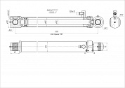 Гидроцилиндр ЦГ-80.50х930.22