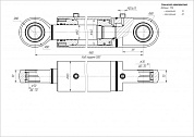 Гидроцилиндр ЦГ-140.80х500.11