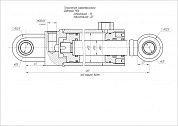 Гидроцилиндр ЦГ-70.35х160.22