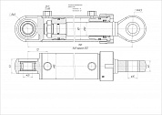 Гидроцилиндр ЦГ-80.50х650.12