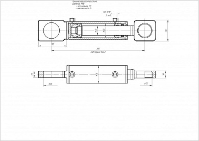 Гидроцилиндр ЦГ-60.40х150.21