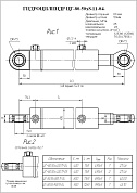 Гидроцилиндр ЦГ-80.50х800.11-04