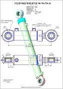 Гидроцилиндр ЦГ-80.50х710.11