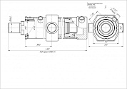 Гидроцилиндр ЦГ-125.90х3950.33