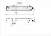 Гидроцилиндр ЦГ-125.70х1360.33