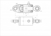 Гидроцилиндр ЦГ-160.80х120.11