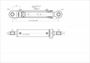 Гидроцилиндр ЦГ-80.50х285.11-01
