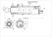 Гидроцилиндр ЦГ-140.100х1300.55